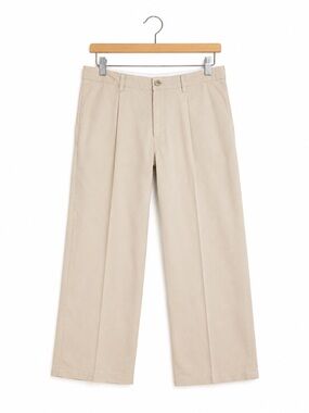 Adidas Golf Women’s Tan Tencel Blend Wide Leg Cropped Pants Size 6
